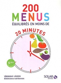200 menus équilibrés en moins de 20 minutes