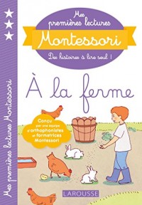Mes premières lectures Montessori, à la ferme