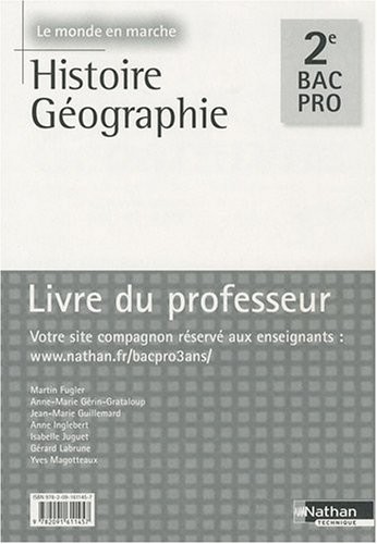 Histoire-Géographie 2e Bac Pro