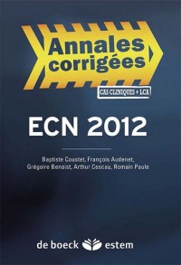 Épreuves classantes nationales 2012 : Annales corrigées