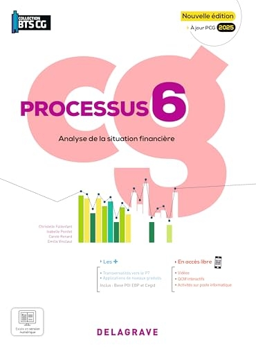 Processus 6 - Analyse de la situation financière BTS Comptabilité Gestion (CG) (2025) - Pochette élève