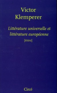 Littérature universelle et littérature européenne