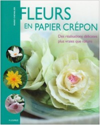Fleurs en papier crépon