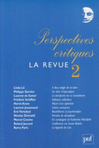 Perspectives critiques, La Revue, N° 2 :