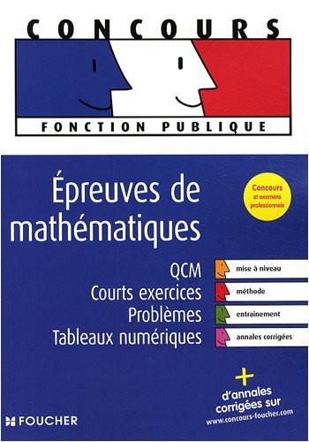 Epreuves de mathématiques