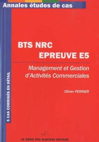 BTS NRC Management et gestion d'activités commerciales