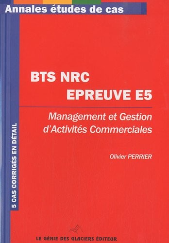 BTS NRC Management et gestion d'activités commerciales