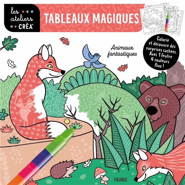 Mes coloriages sur papier magique - Animaux fantastiques