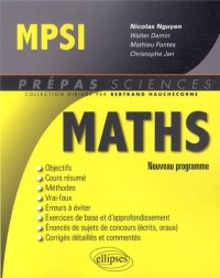 Maths MPSI Conforme au Programme 2013
