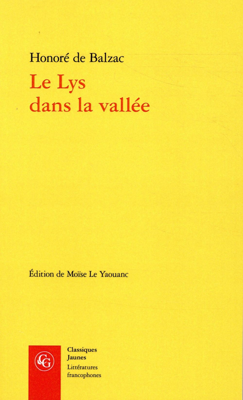 LE LYS DANS LA VALLEE
