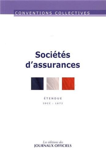 Sociétés d'assurance - Convention collective étendue - 8ème édition - janvier 2013 - Brochure n°3265 - IDCC 1672