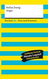 Angst. Textausgabe mit Kommentar und Materialien: Reclam XL - Text und Kontext