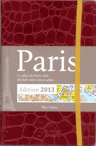 Paris : Le plan de Paris chic rouge