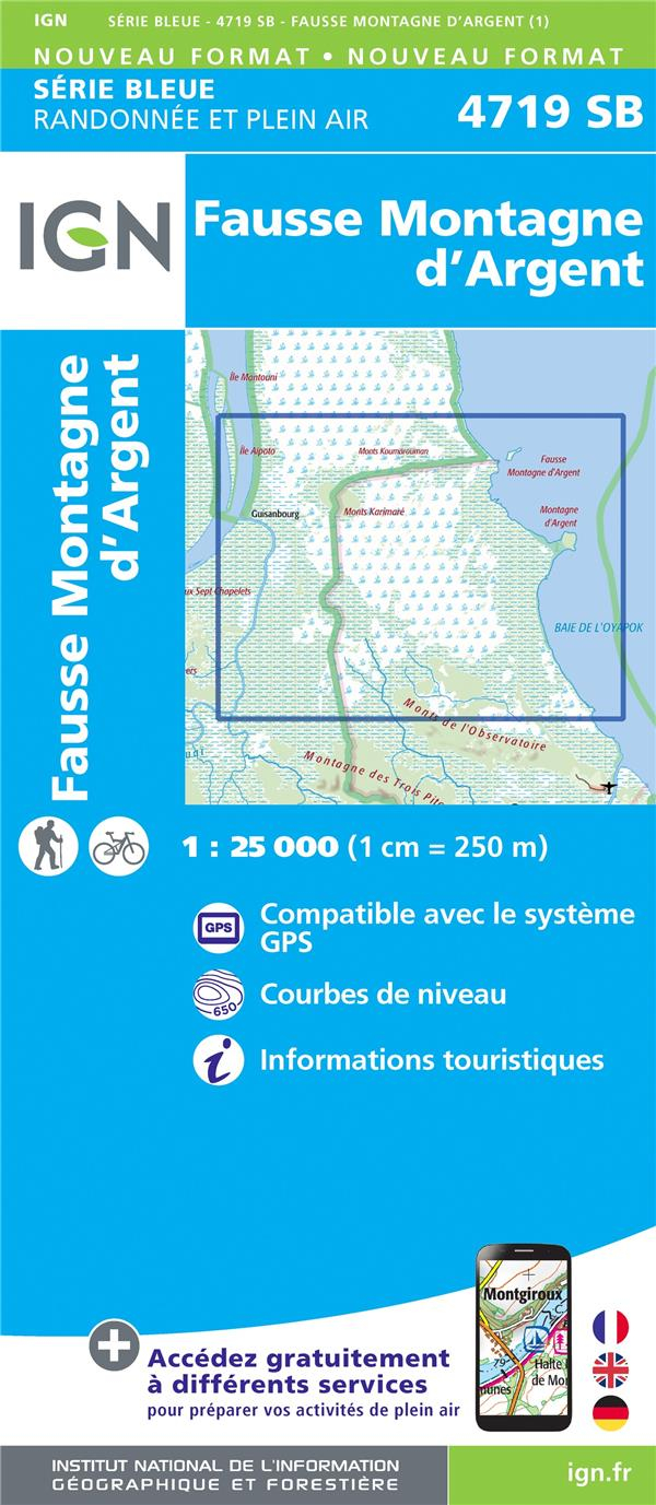 4719SB FAUSSE MONTAGNE D'ARGENT GUYANE