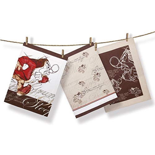 Disney tws63/04BR 7 Nains 3 canovacca, Grincheux, 51 cm x 71 cm