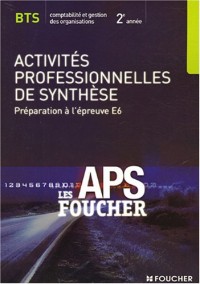 Activités professionnelles de synthèse 2e année BTS CGO : Préparation à l'épreuve E6 (Ancienne Edition)