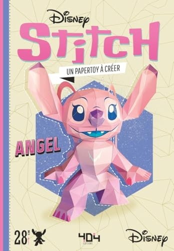 Disney – Papertoy Angel : un papertoy à créer soi-même – Stitch – Loisirs créatifs Disney – Cadeau Disney – Lilo et Stitch