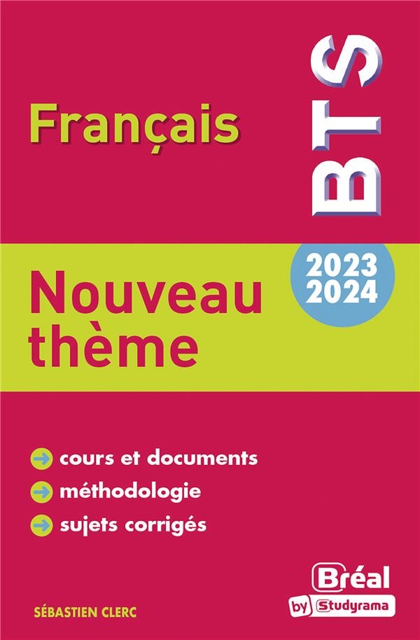 Thème de BTS français 2023-2024