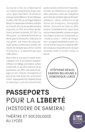 Passeports pour la liberté: Histoire de Samira - Théâtre et sociologie au lycée