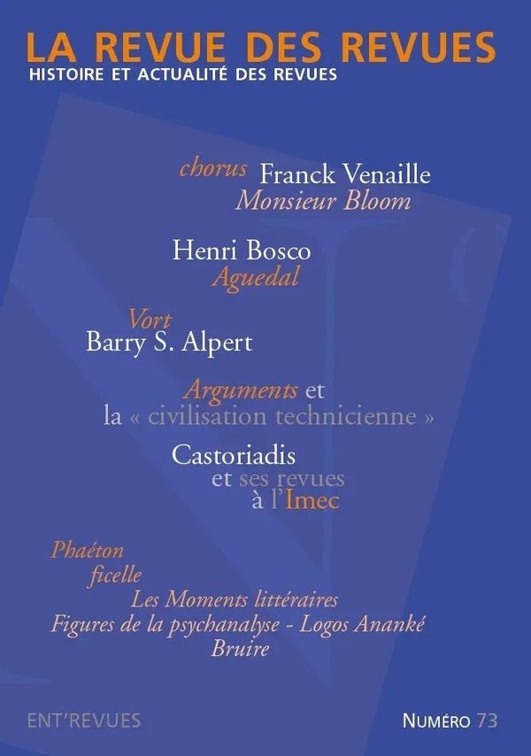 La Revue des revues - N° 73