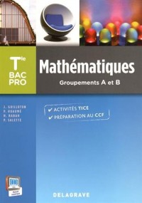 Mathématiques Terminale Bac Pro Groupements A et B (2015) - Pochette élève