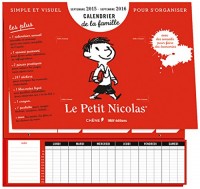 Calendrier de la famille Le Petit Nicolas, sept 2015/sept 2016