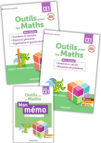 Outils pour les Maths CE1 (2024) - 2 fichiers (Nombre et calculs & Géométrie) + Mémo