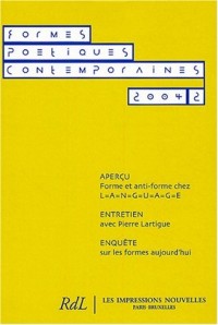 Formes Poétiques Contemporaines, N° 2/2004 :