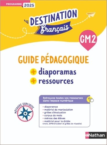 Destination Français - Guide pédagogique + Diaporamas + Ressources CM2: Méthode explicite