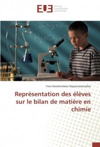 Représentation des élèves sur le bilan de matière en chimie