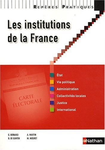 INSTITUTIONS DE LA FRANCE
