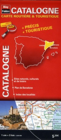 Catalogne (Espagne) - Carte Routière et Touristique