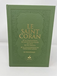 Saint Coran (17 x 24 cm) PhonEtique (fr/ar/phonEtique) - Couverture Daim Vert clair