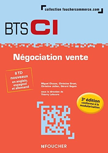 Négociation vente BTS 1re et 2e années - 3e édition