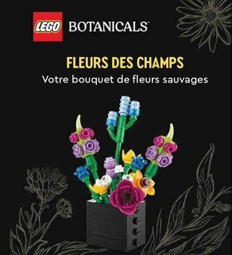 Lego Botanicals, Fleurs des champs: Votre bouquet de fleurs sauvages
