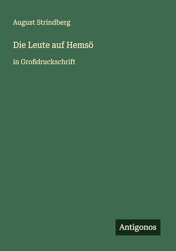 Die Leute auf Hemsö: in Großdruckschrift