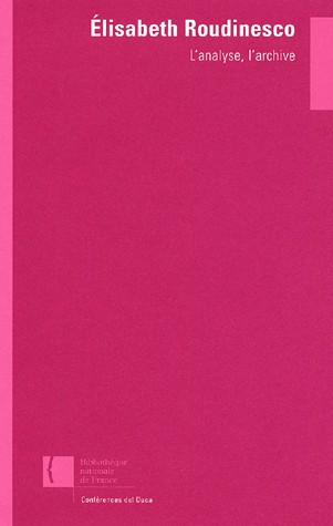 L'analyse, l'archive