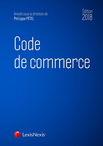 CODE DE COMMERCE 2018
