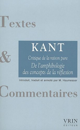De l'amphibologie des concepts de la réflexion