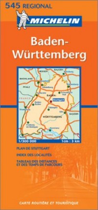Carte routière : Baden-Württemberg, N° 11545 (en allemand)