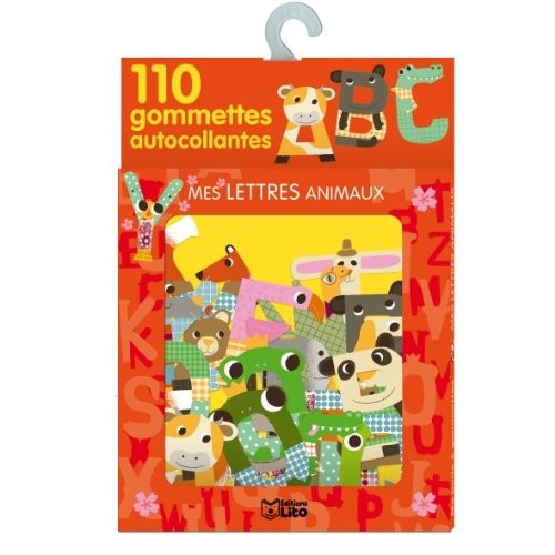 Ma Boite a Gommettes : Mes Lettres Animaux - De 3 à 5 ans