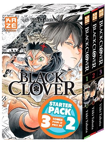 Black Clover starter pack T01 à T03