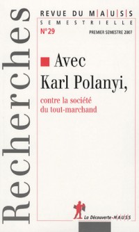 Avec Karl Polanyi