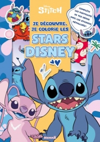 Disney Stitch - Je découvre, je colorie les stars Disney - Livre de coloriage et activités - Dès 5 ans