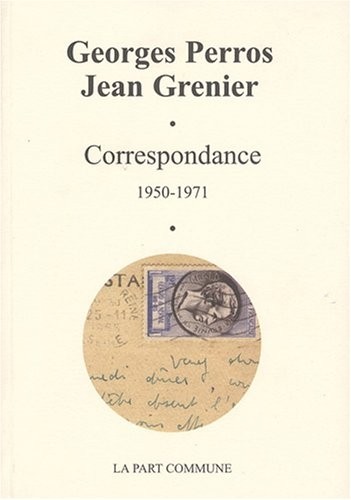 Correspondance (1950-1977)