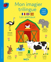 Mon imagier trilingue - Les animaux (français - anglais - espagnol)