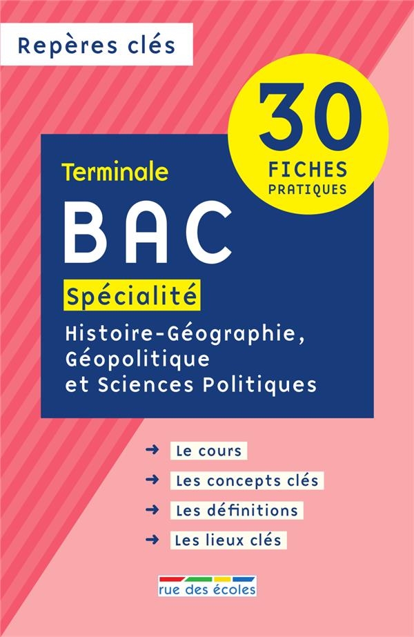 Repères clés bac spécialité histoire-géographie, géopolitique et sciences politiques