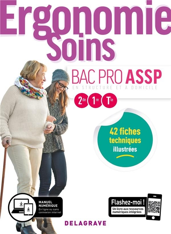 Ergonomie-Soins 2de, 1re, Tle Bac Pro ASSP 2019 - Pochette élève