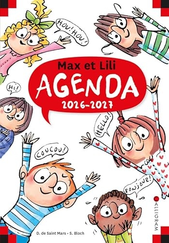 Agenda scolaire Max et Lili 2026-2027