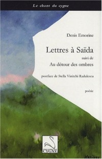 Lettres à Saïda : Suivi de Au détour des ombres